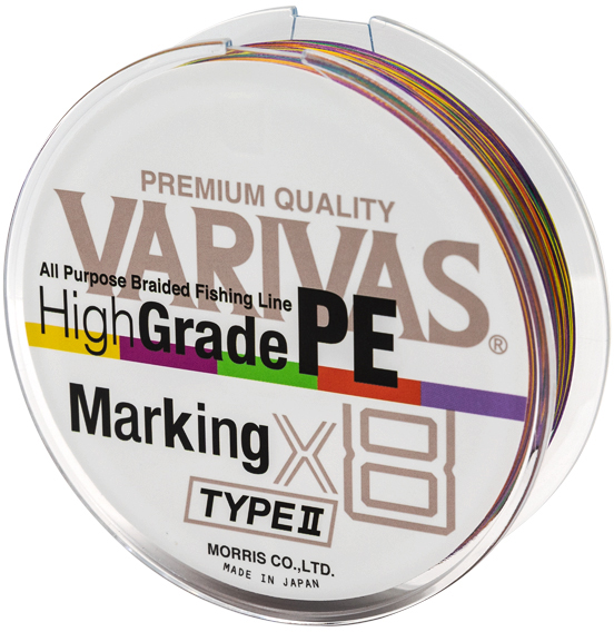 

Шнур Varivas High Grade PE Marking TYPE II X8 200 м #2 Multicolor (VA 13366)