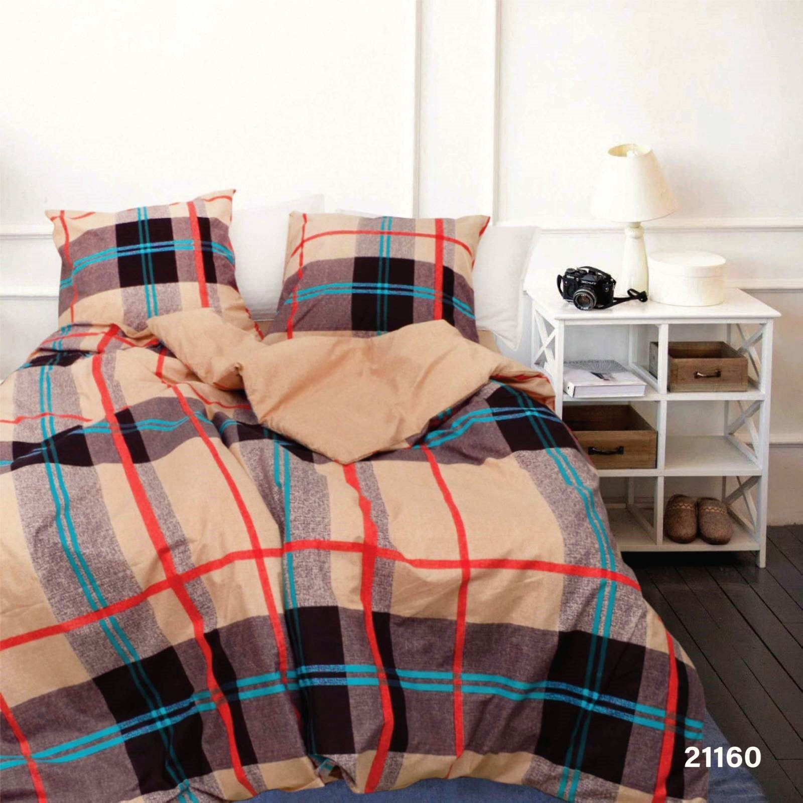 

Постельное белье Viluta Ранфорс 21160 Полуторный 210х143 Хлопок 100%