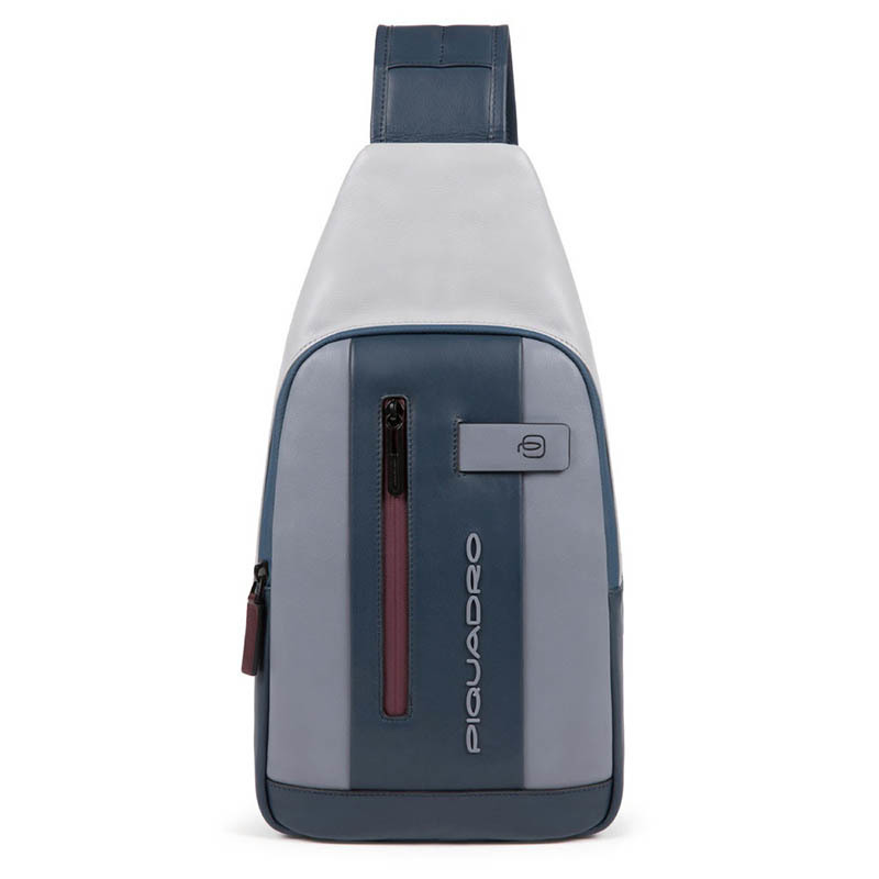 

Городской монорюкзак Piquadro Urban Grey-Bordo