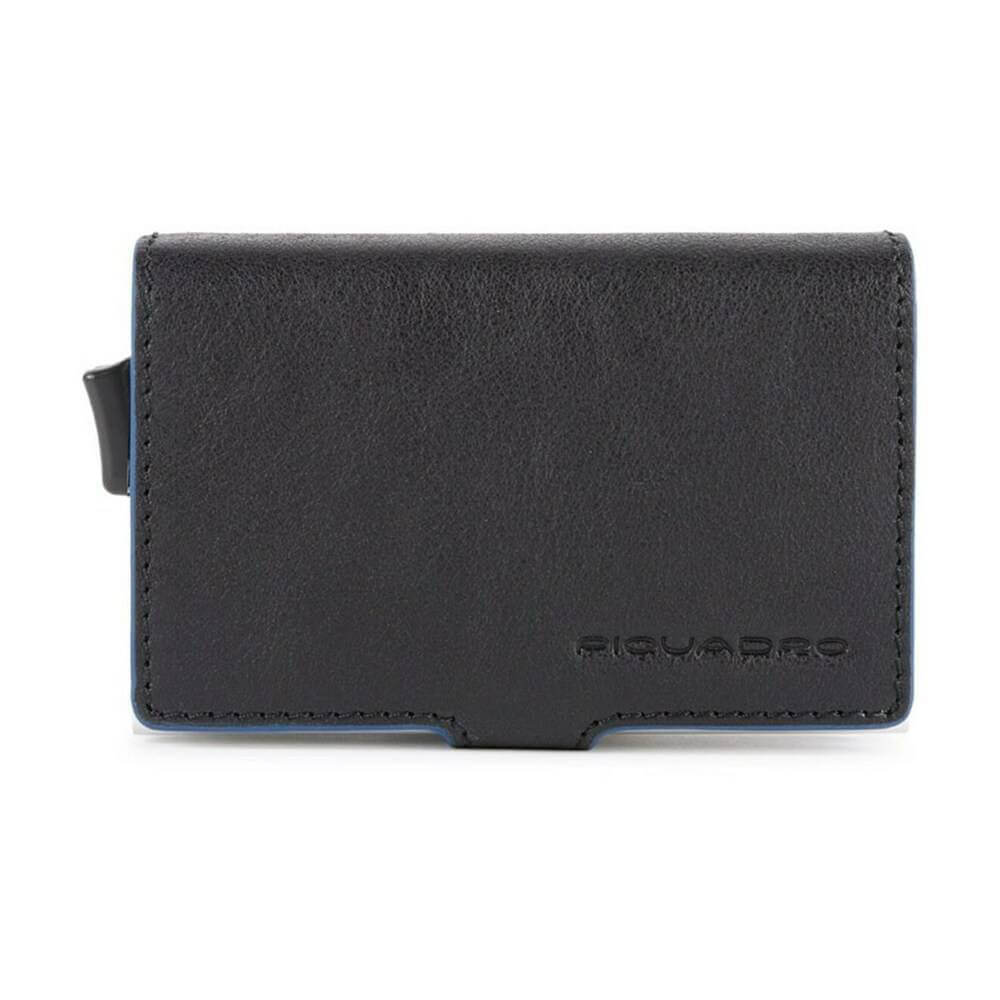 

Кредитница-портмоне Piquadro Black Square Black с RFID защитой