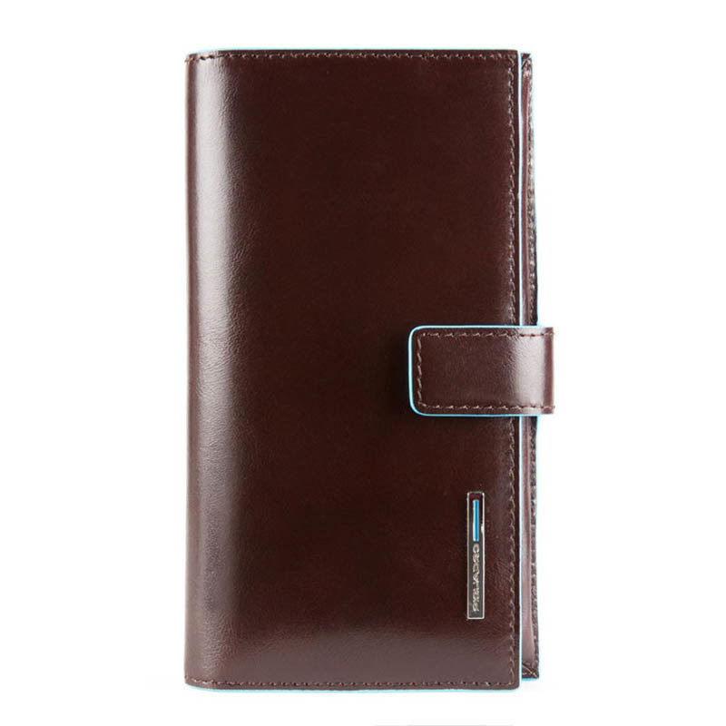

Портмоне Piquadro Blue Square Cognac с отдел для смартфона с RFID защитой