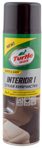 

Аерозольна суха хімчистка Turtle Wax "Інтер'єр 1" з нейтралізатором запахів 500 мл RU GL