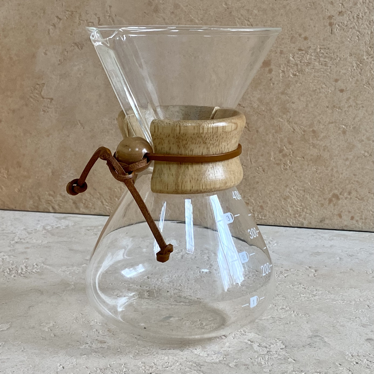 

Кемекс стеклянный Olens 800 мл "Конус"