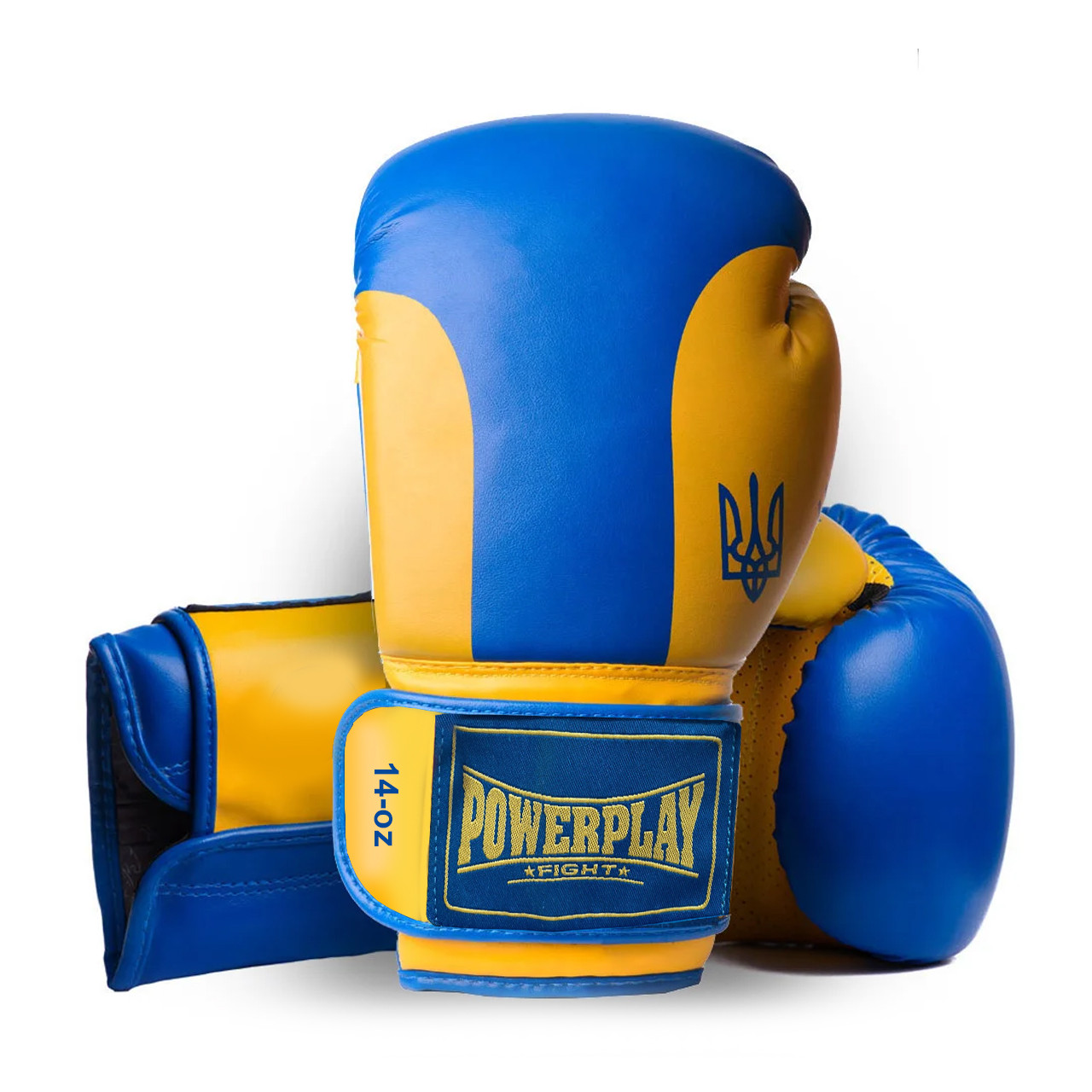 

Боксерские перчатки PowerPlay 3021 Ukraine 14 унций