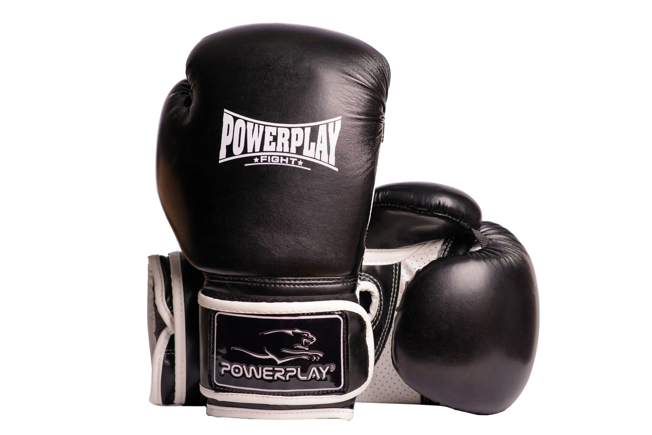

Боксерские перчатки PowerPlay 3019 черные 8 унций