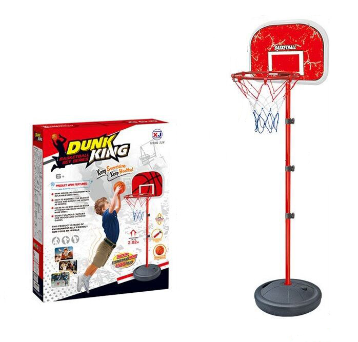 

Стойка для баскетбола "Dunk King" 160 см, с корзиной, насосом и мячом (98022)