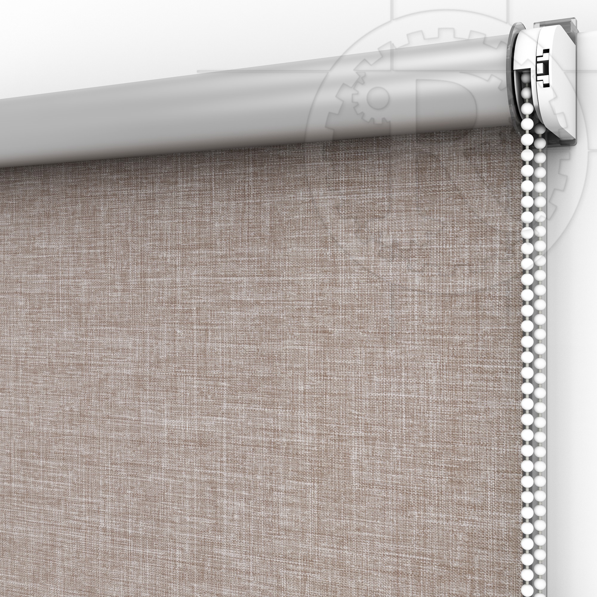 

Рулонная штора Блэкаут Melange Silver 7 Latte 120 x 160 см