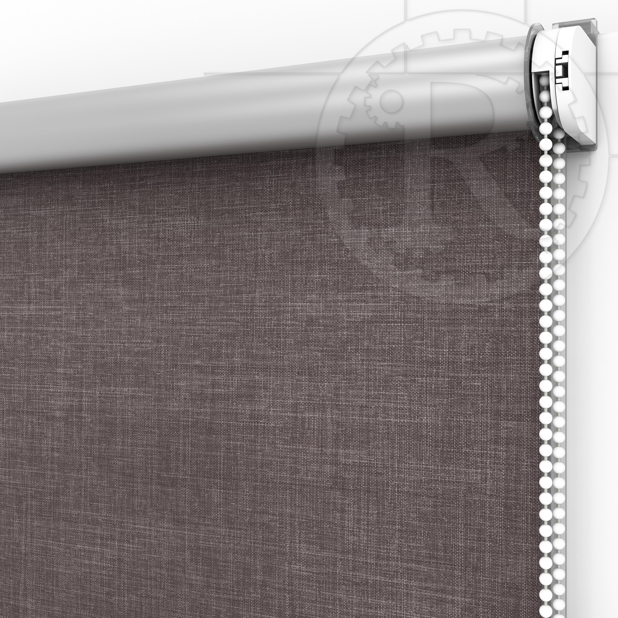 

Рулонная штора Блэкаут Melange Silver 11 Cappuccino 80 x 200 см