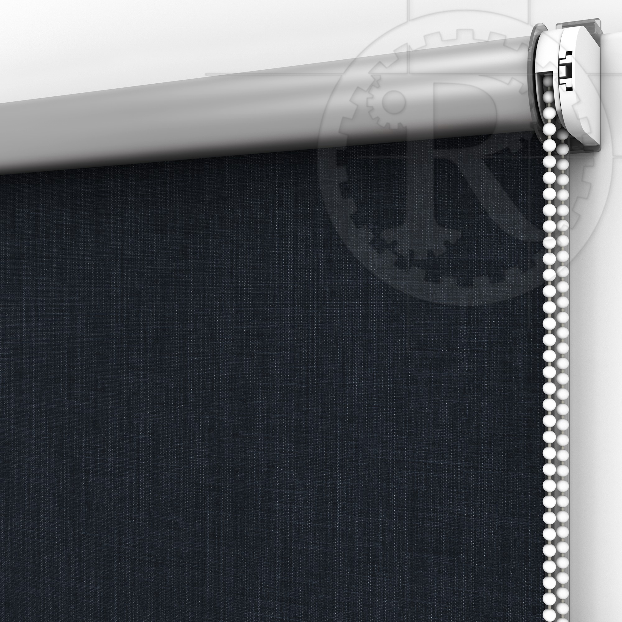 

Рулонная штора Блэкаут Melange Silver 10 Anthracite 130 x 200 см