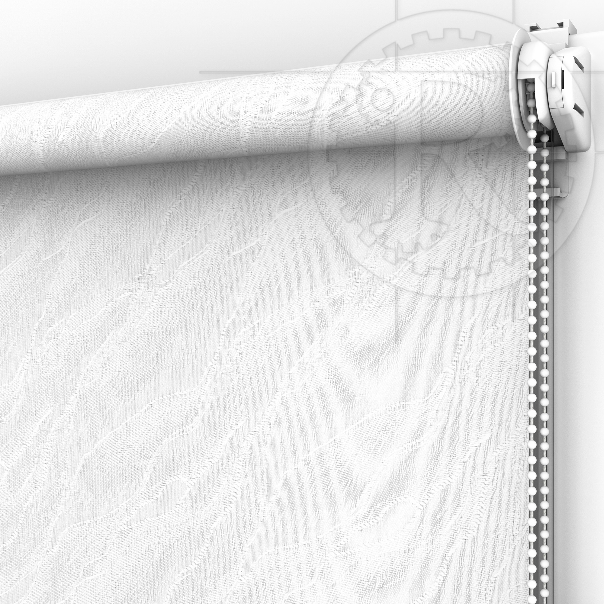 

Рулонная штора Woda 1834 White 120 x 200 см