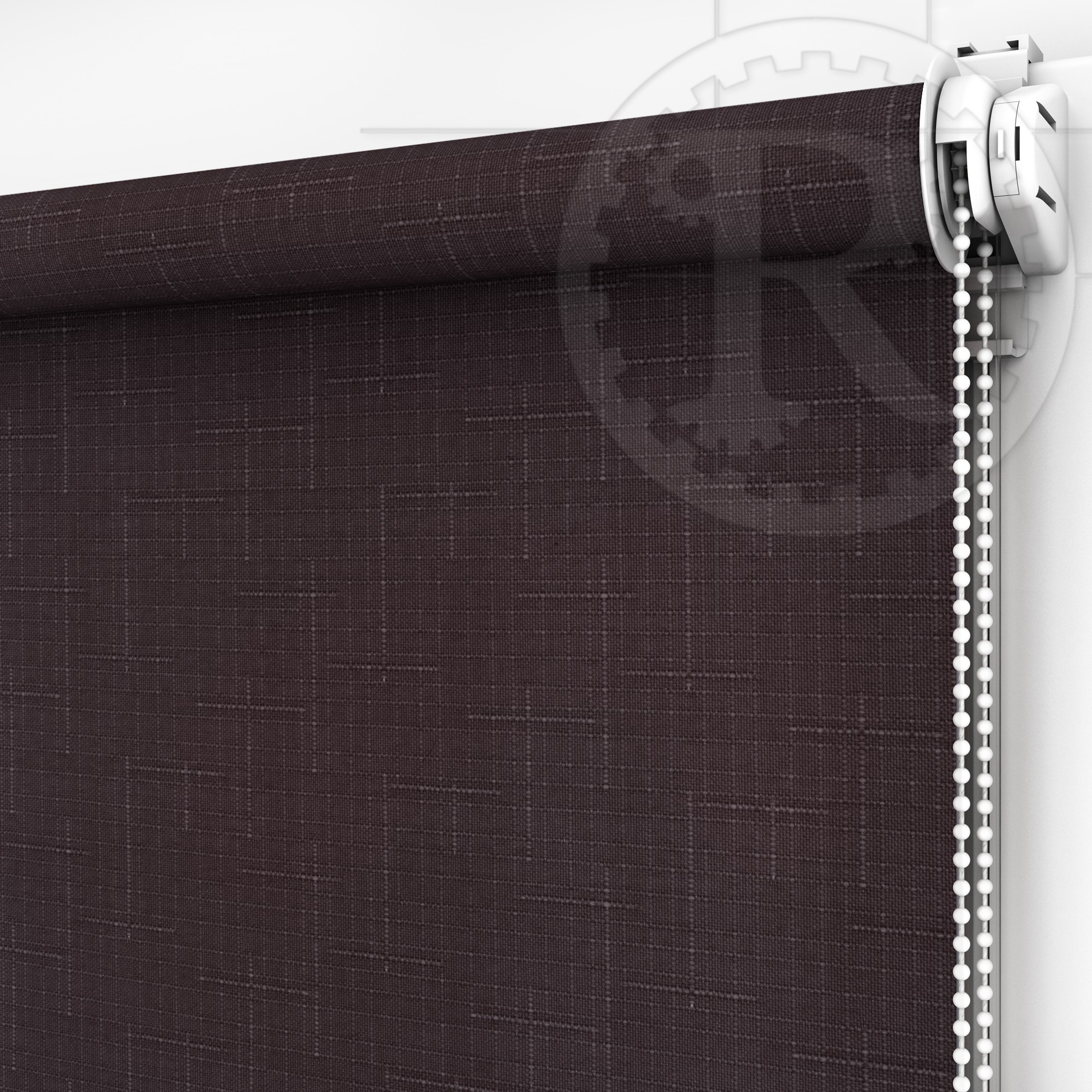 

Рулонная штора Linen 7410 Chocolate 150 x 200 см