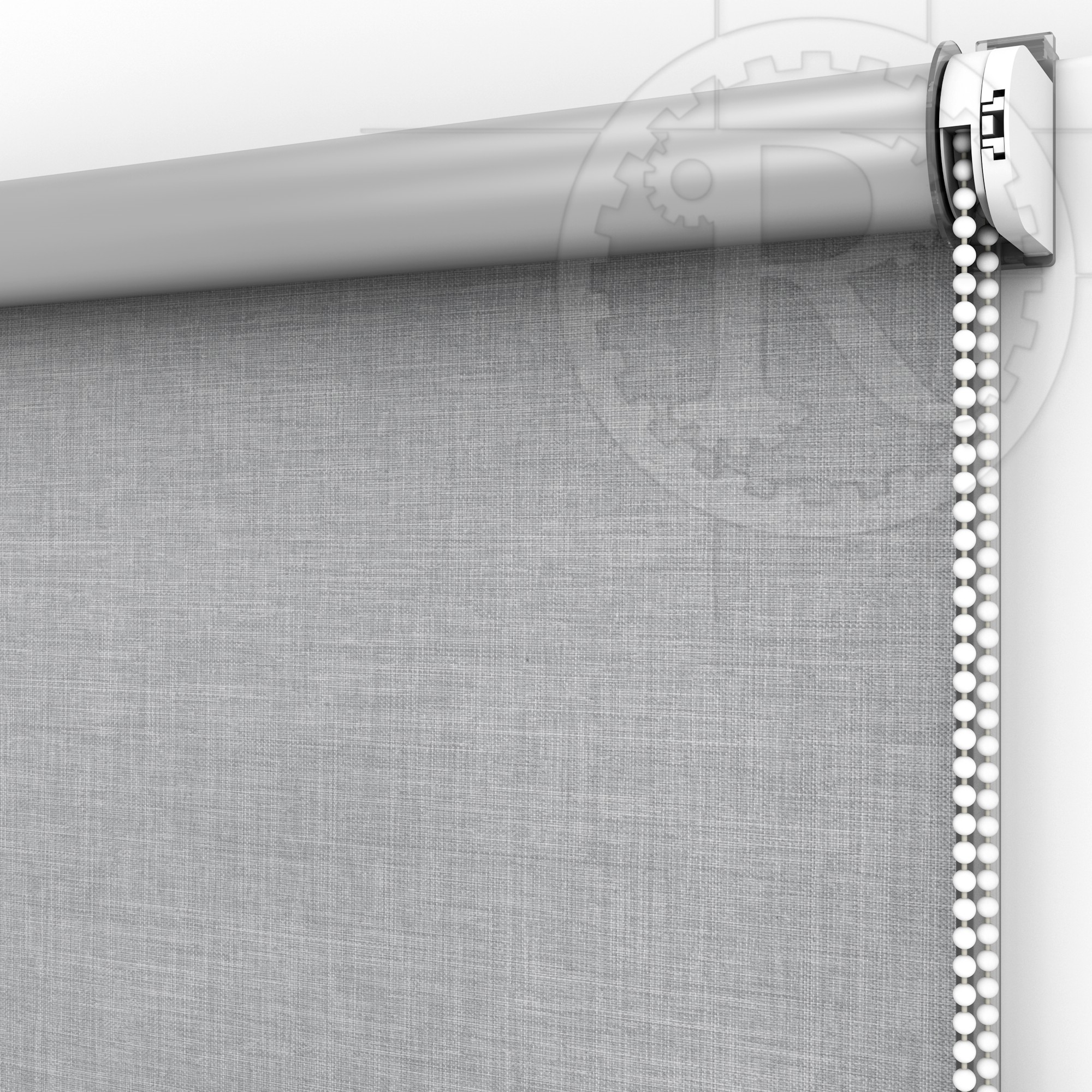 

Рулонная штора Блэкаут Melange Silver 6 Light gray 70 x 200 см