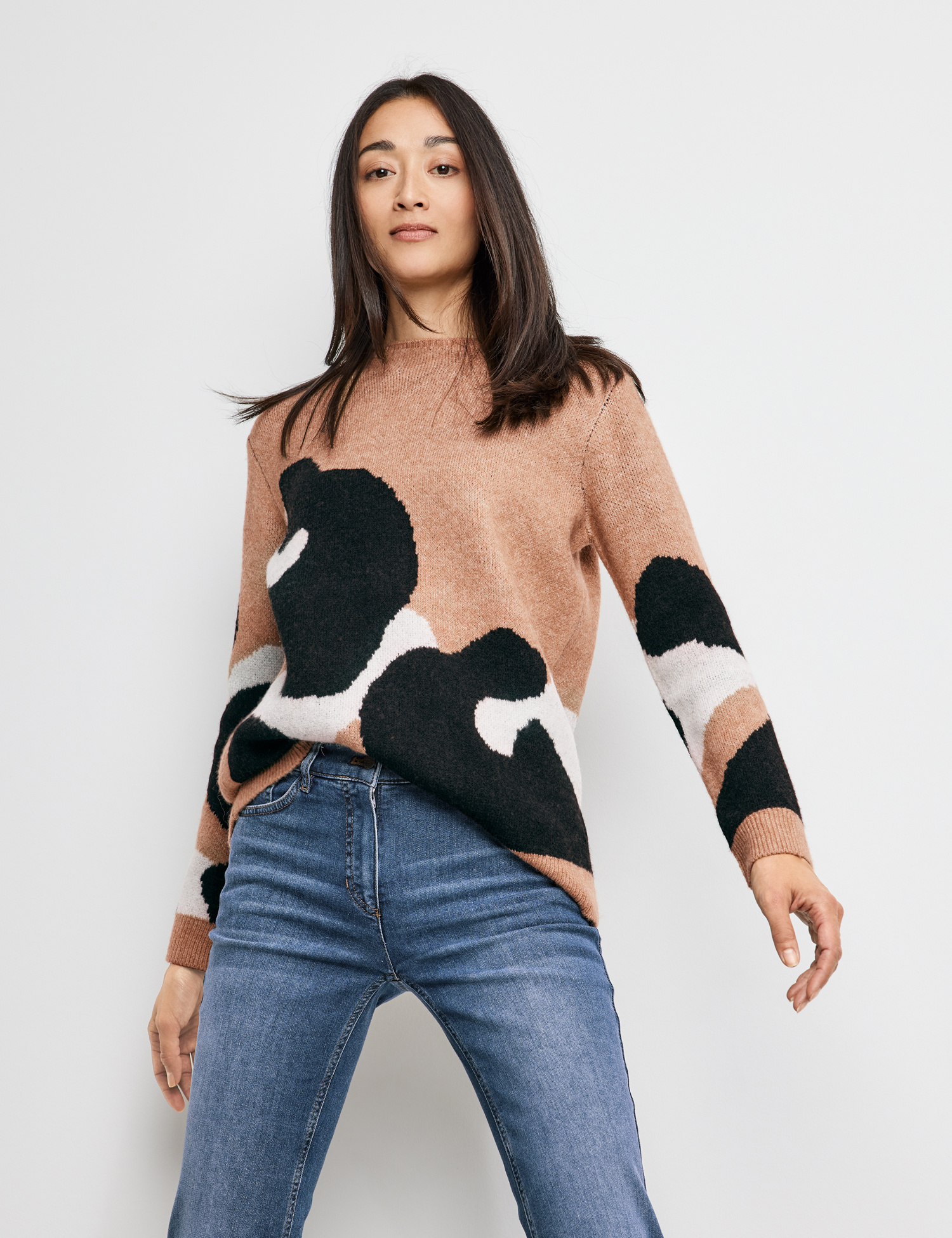 

Джемпер Gerry Weber  Коричневый 570554.44708, Джемпер Gerry Weber 36 Коричневый 570554.44708