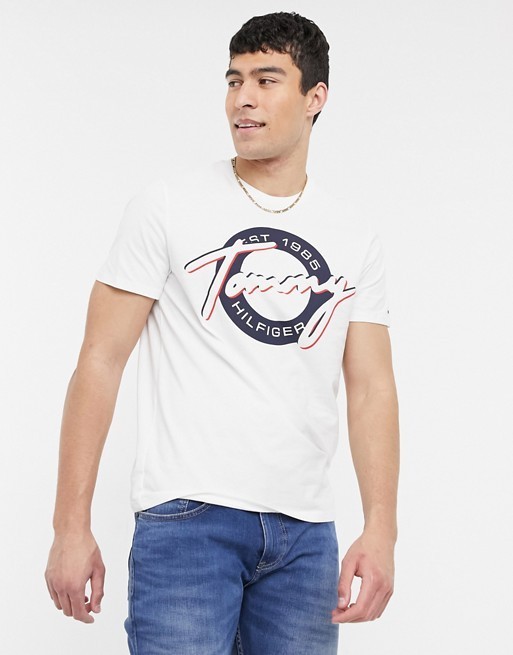 

Мужская футболка Tommy Hilfiger Randall белая, Мужская футболка Tommy Hilfiger Randall белая L