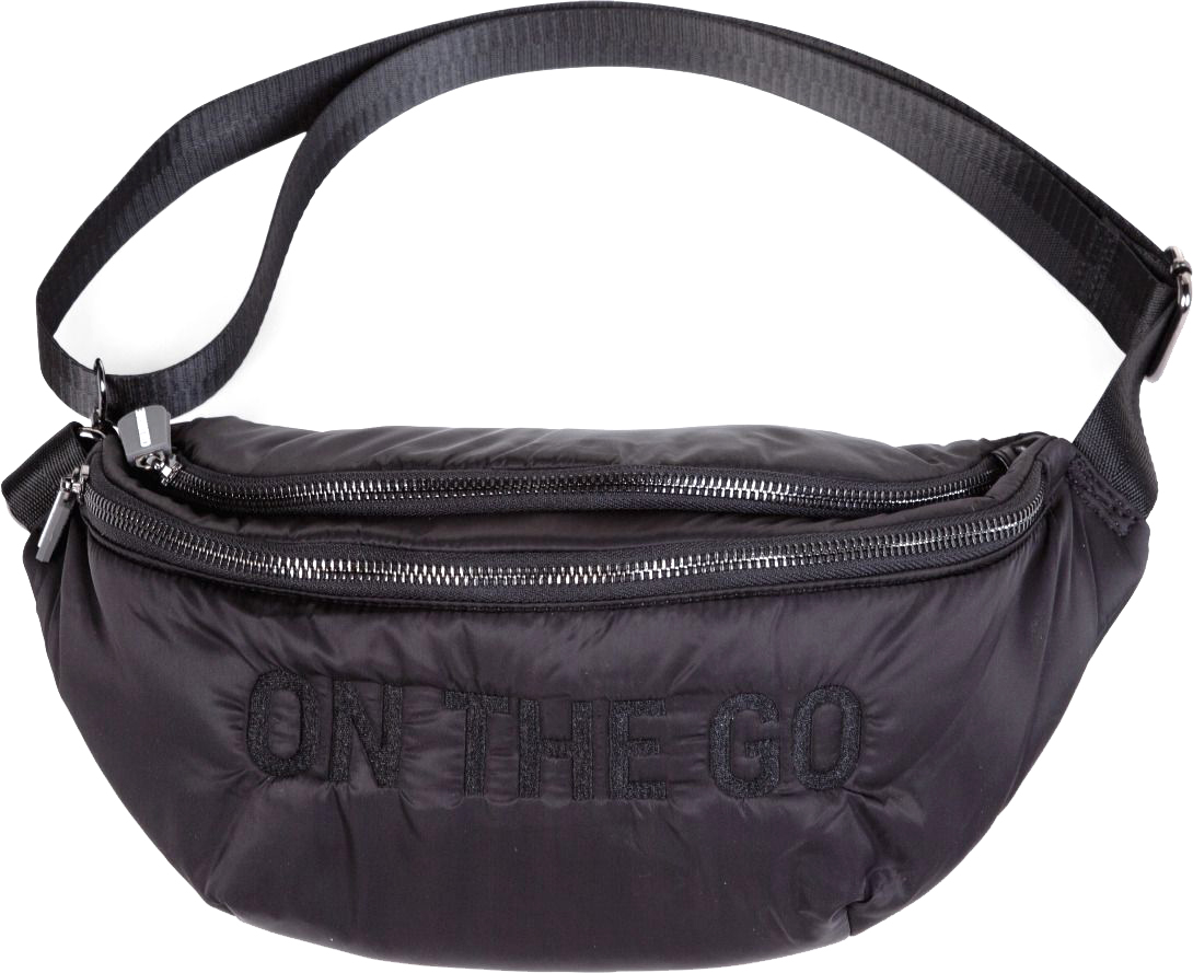 

Сумка через плечо Childhome Banana bag - puffered black (CWBANAPBL)