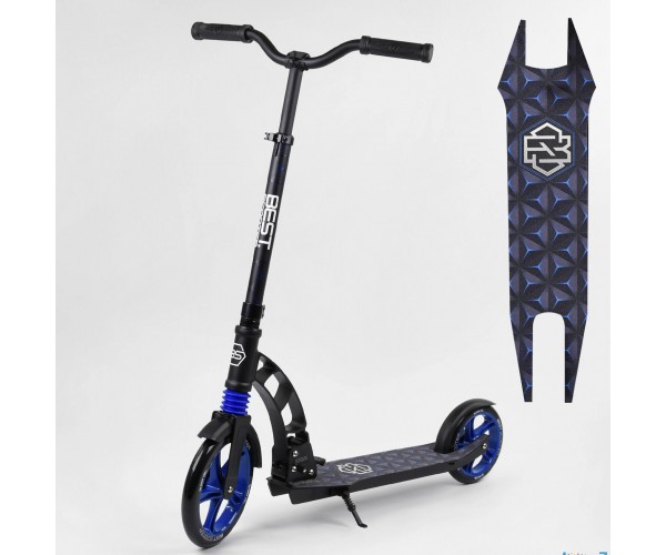 

Самокат двухколесный Best Scooter, колесо 230 мм, 1 амортизатор, 81246, Синий