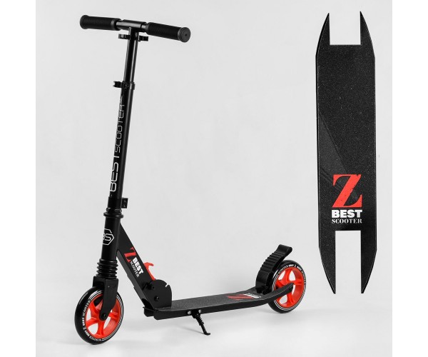 

Двухколесный самокат Best Scooter 21120, 1 амортизатор, колеса 145 мм, Черно-красный