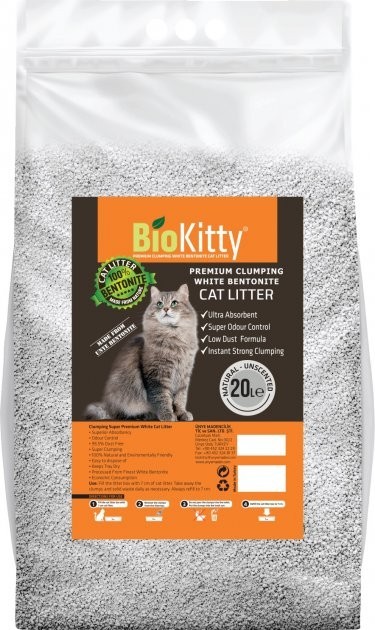 

Гигиенический наполнитель для кошачьего туалета BioKitty Compact Size 20 л (ВКС 20.1)