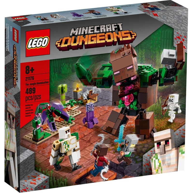 

Конструктор LEGO Minecraft Мерзость из джунглей (21176)