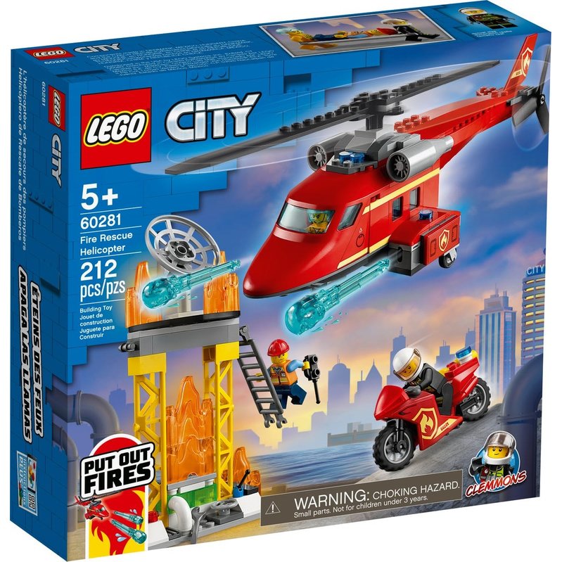 

LEGO City Спасательный пожарный вертолёт (60281)