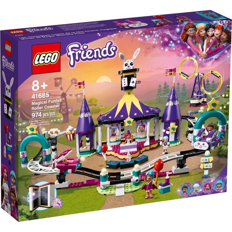 

Конструктор LEGO Friends Американские горки на Волшебной ярмарке (41685)