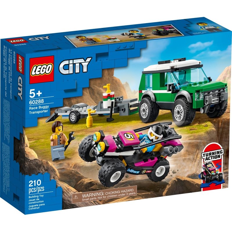 

Конструктор LEGO City Транспортер гоночного багги (60288)