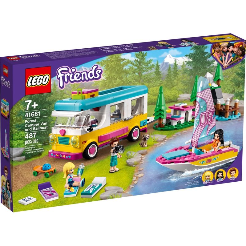 

Конструктор LEGO Friends Лесной дом на колесах и яхта (41681)