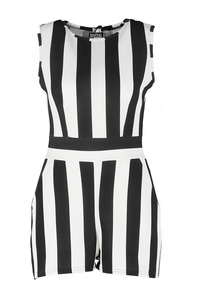 

Комбинезон Boohoo 46 черно-белый 1000399118015