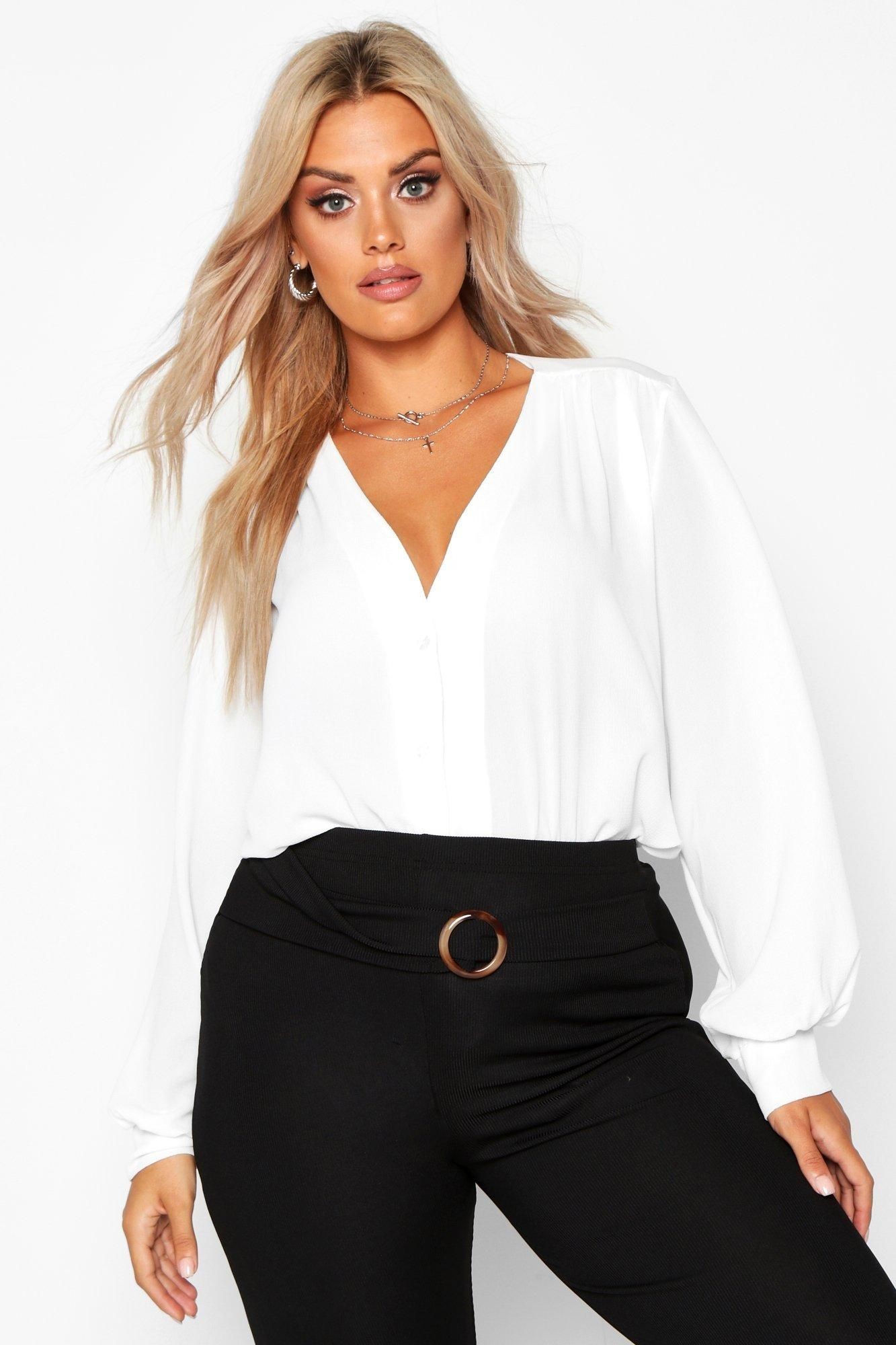 

Блуза Boohoo  белый 1000399118093, Блуза Boohoo 52 белый 1000399118093
