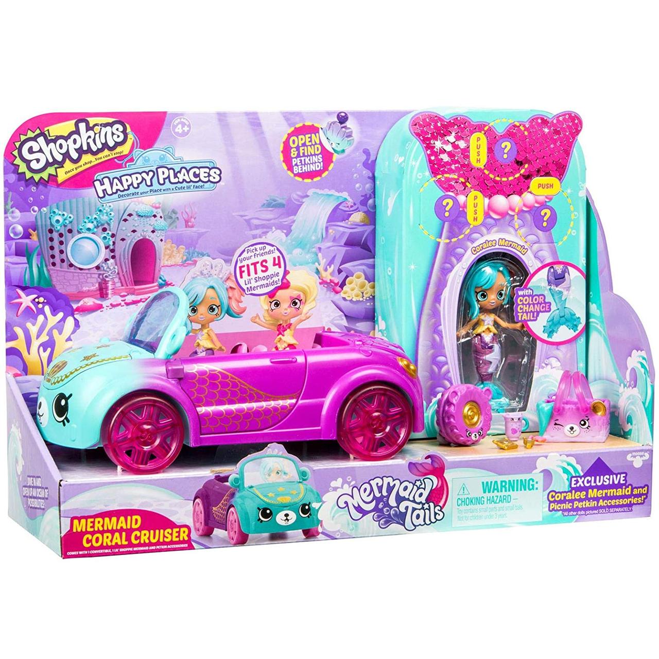 

Игровой набор Шопкинс Кабриолет Русалочки Shopkins Happy Places Mermaid Convertible