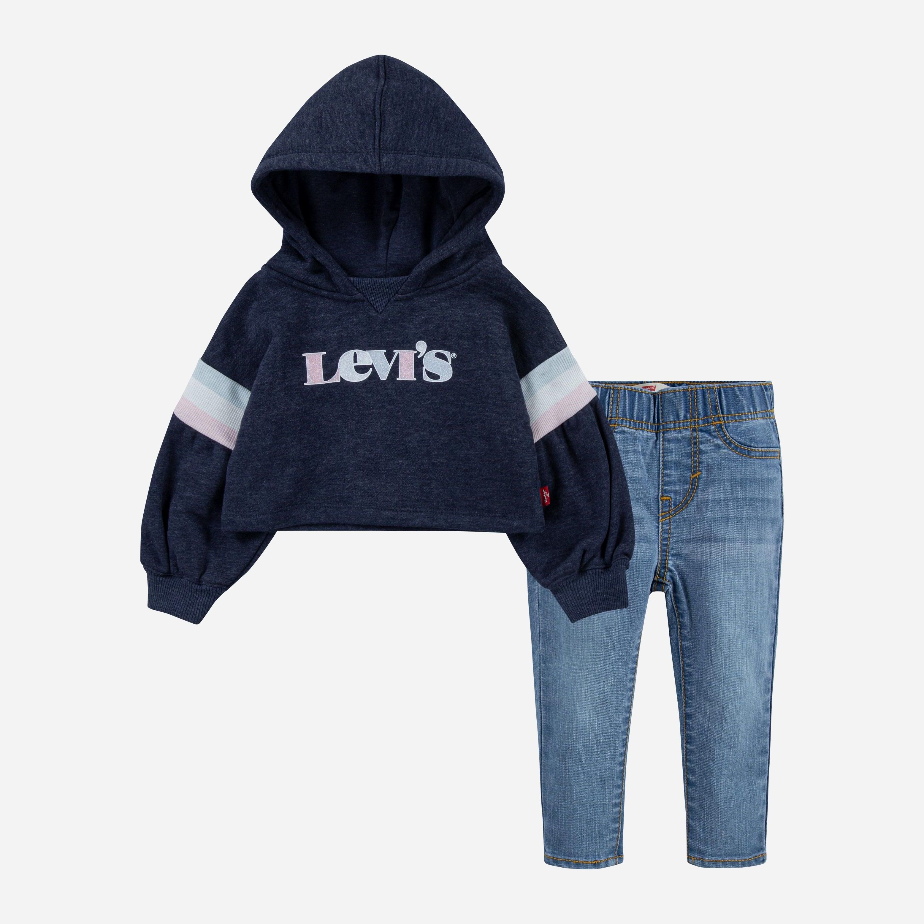 

Комплект (худи + джинсы) Levi's Lvg Full Slv Hoodie W Denim 1ED600-B5S 92 см