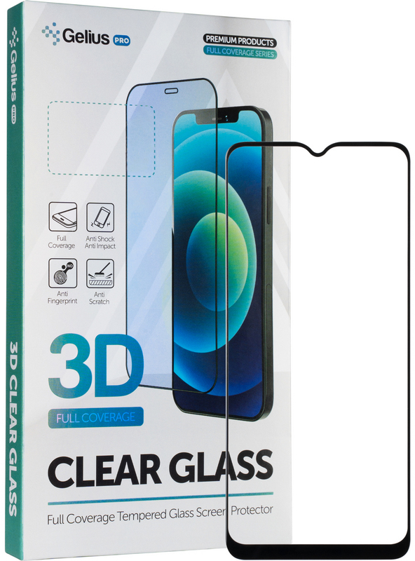 

Защитное стекло Gelius Pro для Samsung Galaxy A037 (A03s) Black