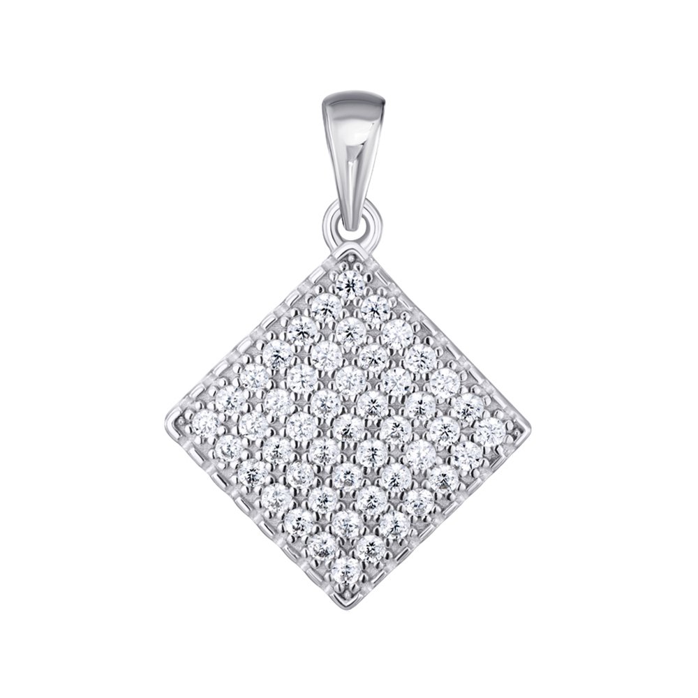 

Подвеска из серебра с фианитами 000150736