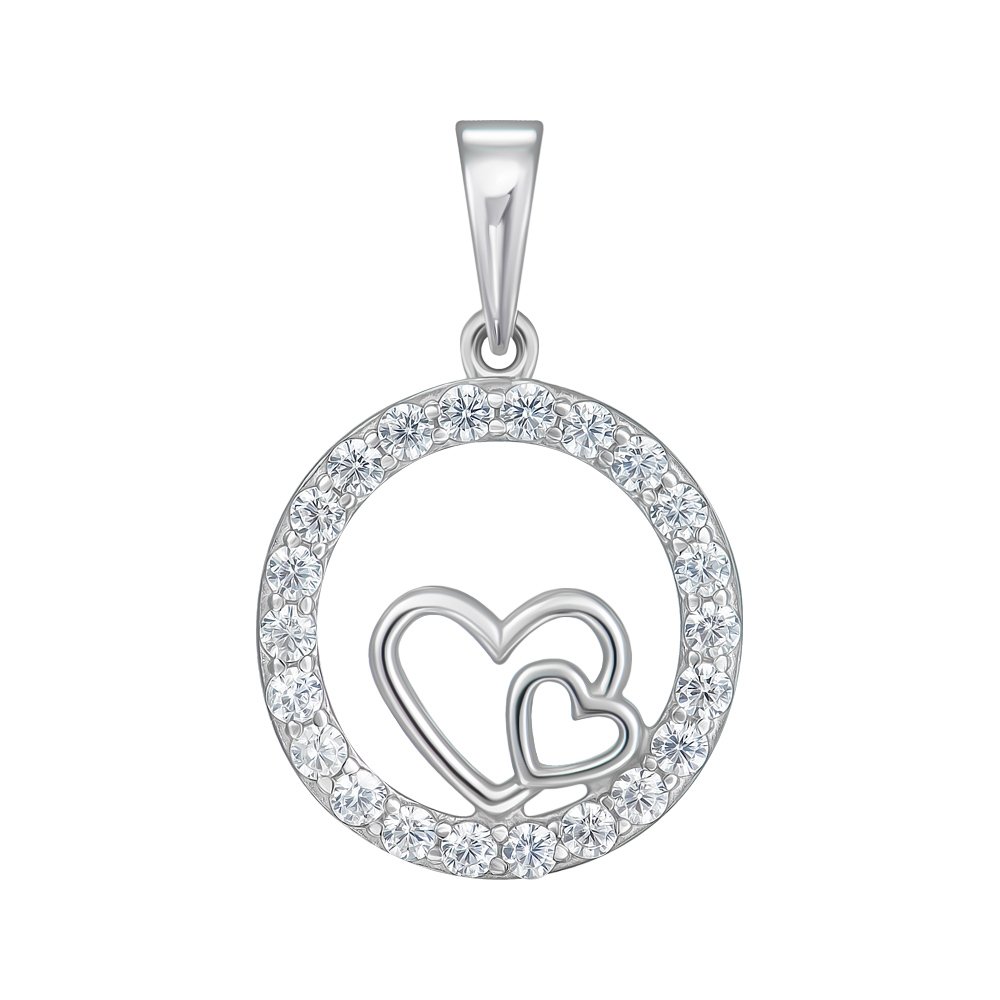 

Подвес из серебра с фианитами 000150850
