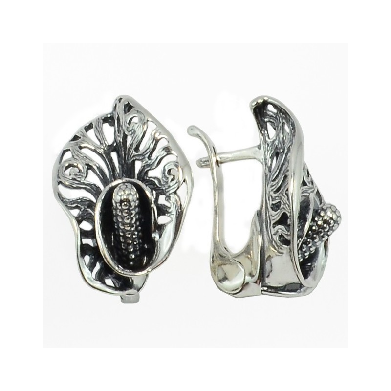 

Серьги из серебра 2332-43, 60 размер