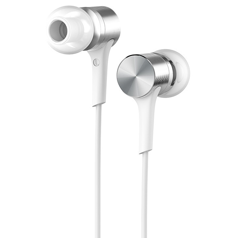

Наушники вакуумные проводные HOCO Pure music with mic M54 1.2м микрофон переключение трэков White