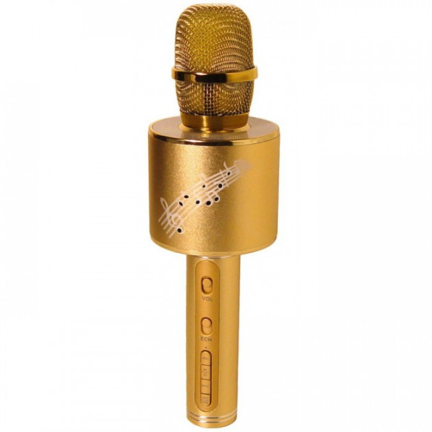 

Беспроводной Bluetooth микрофон с колонкой 2в1 Karaoke YS-66 с функцией disco подсветкой Gold (TOP9505ERTYUI)