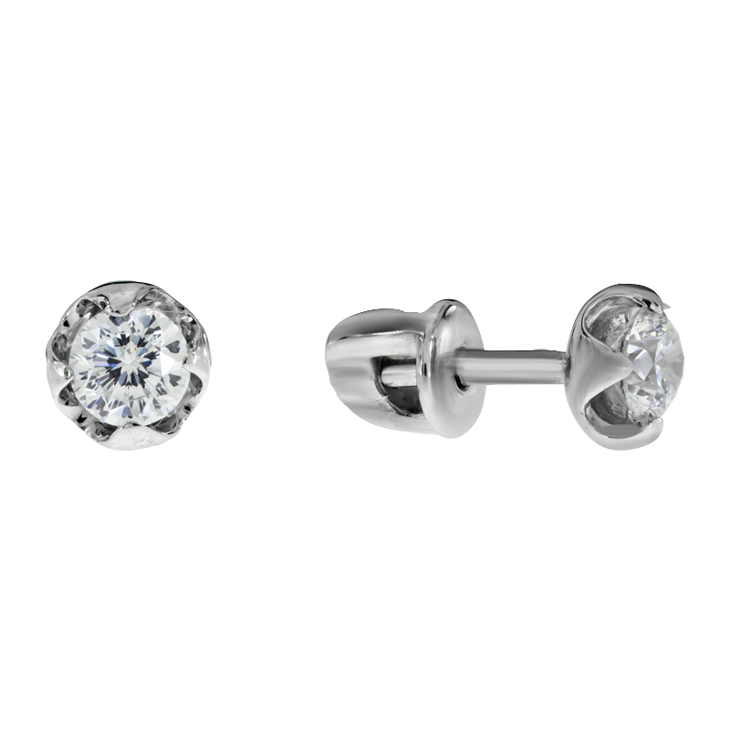 

Серьги-пусеты Diamant с1882б