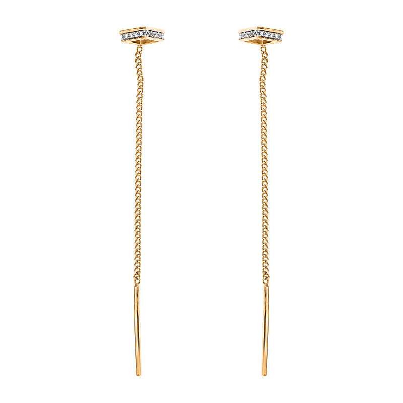 

Серьги-протяжки Diamant С2291