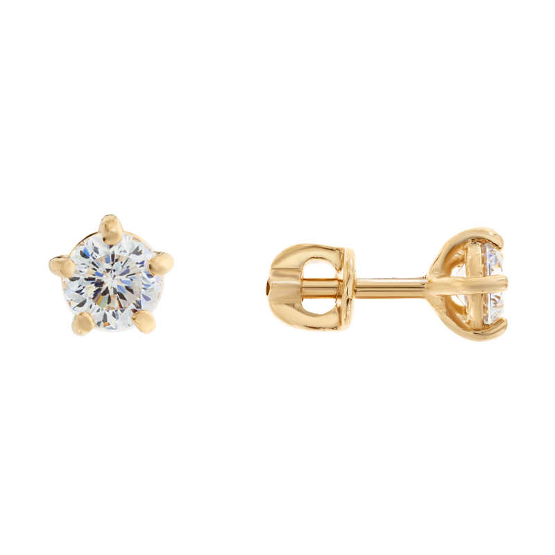 

Серьги-пусеты Diamant с1863