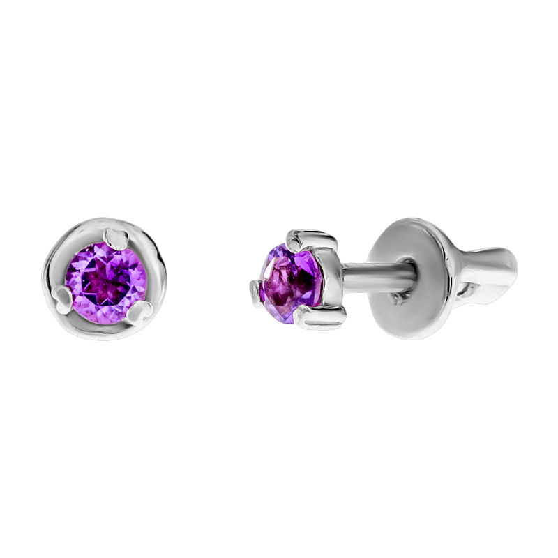 

Серьги-пусеты Diamant с1217-03с
