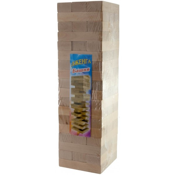 

Игра настольная Дженга-Гигант 60 брусков 48х12,5х12,5 см