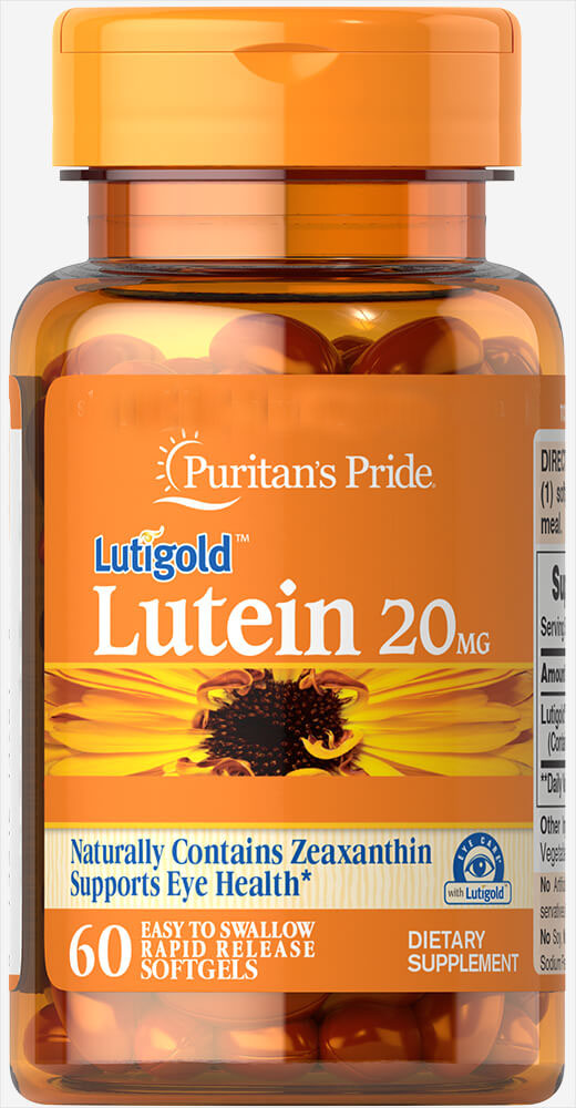 

Витамины Puritan's Pride Lutein 20 mg with Zeaxanthin 60 капсул (4384301596)