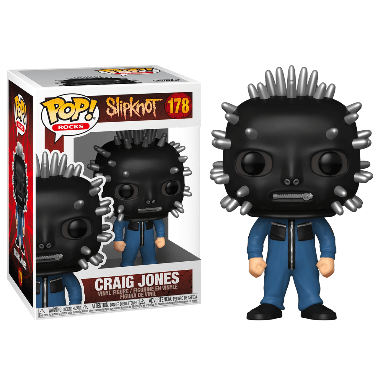 

Фигурка Funko Pop Фанко Поп Слипкнот Крэйг Джонс Slipknot Craig Jones 10 см FP S GJ 178 (CZ00FP S GJ 178)