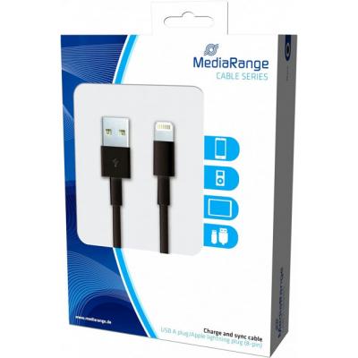 

Дата кабель USB 2.0 AM to Lightning 1.0m Mediarange
