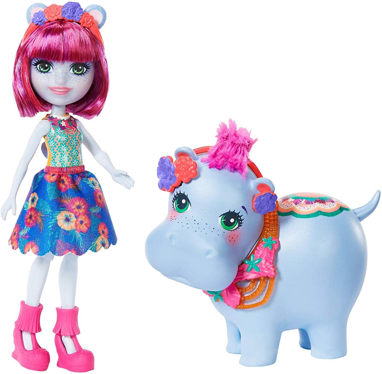 

Игровой набор Enchantimals Большие друзья Бегемот Hedda Hippo и Lake GFN56