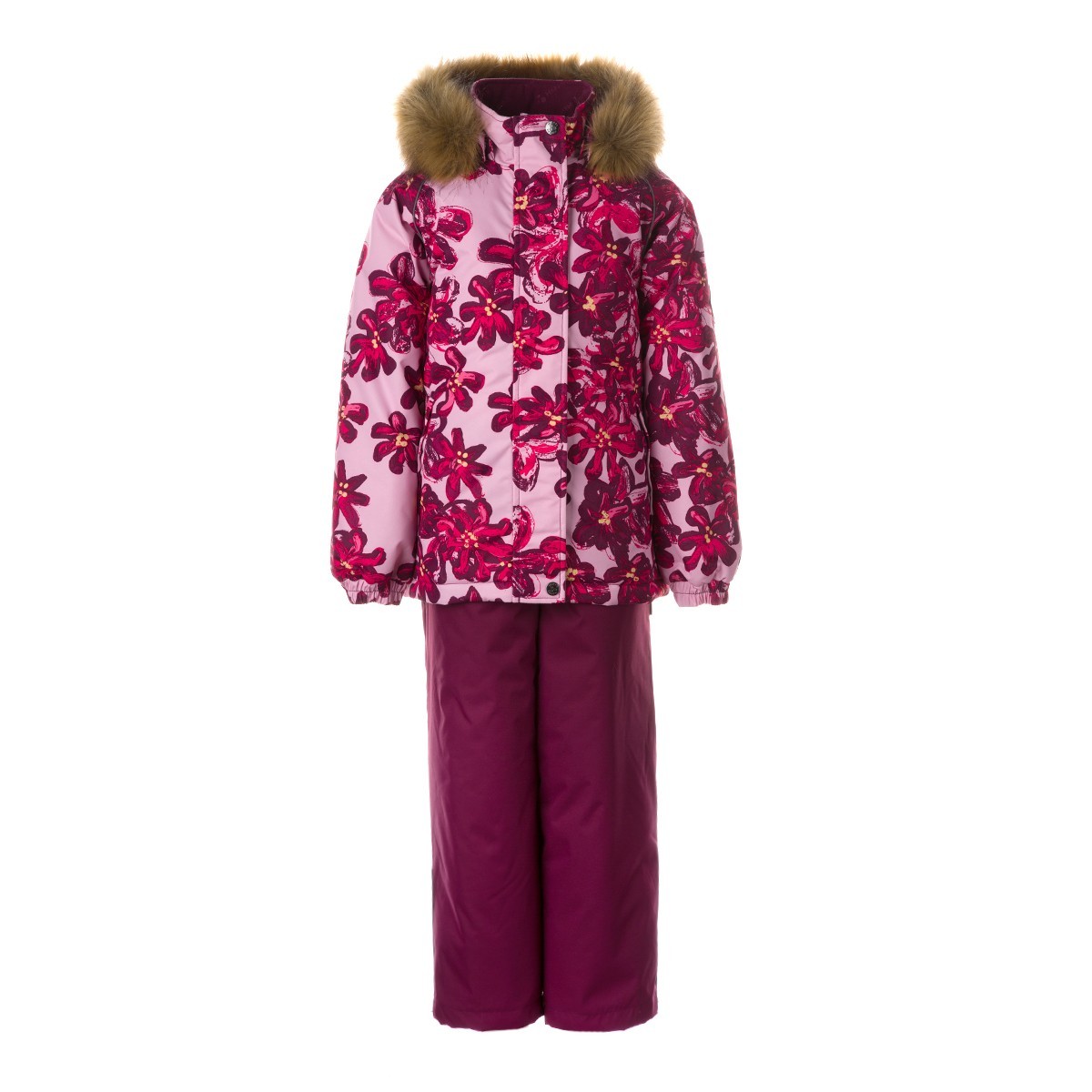 

Зимовий комплект (куртка+штаны) HUPPA MARVEL Pink 98см бордовий (45100030-14413)