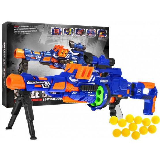

Автомат с мягкими мячиками на батарейках Blaze Storm Zecong Toys ZC 7090
