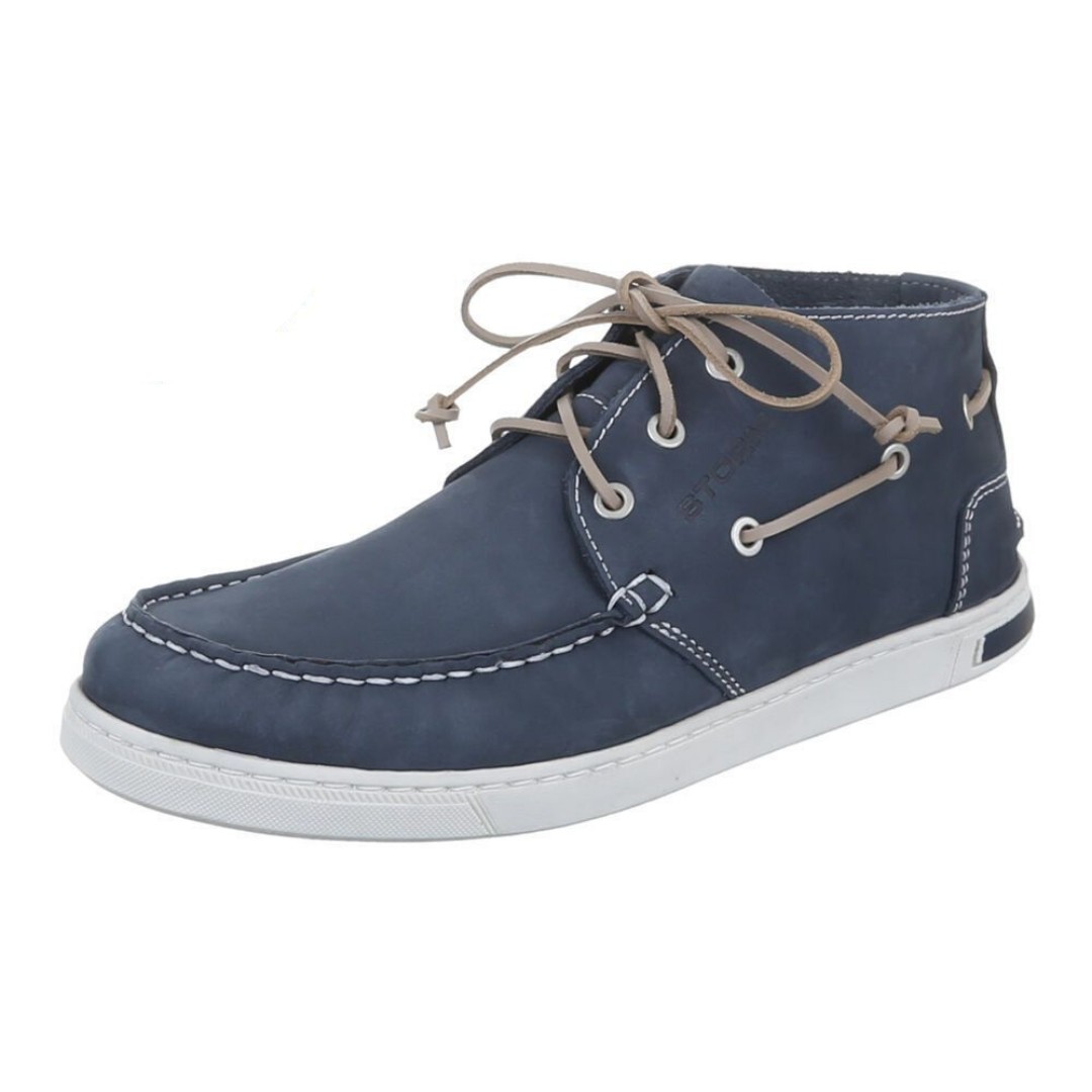 

Туфли мужские STORM. Casual. 45 Синий. Кожа (3816-timber!45 - 11046)