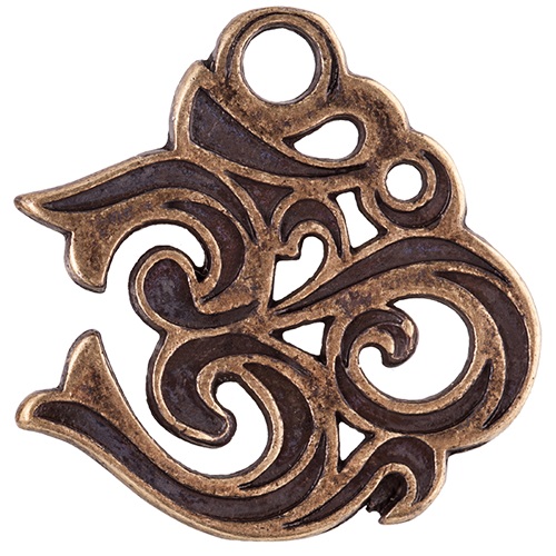 

Амулет кулон Ом Semantic Jewelry Бронзовое покрытие 2.7 x 2.3 x 0.3 см
